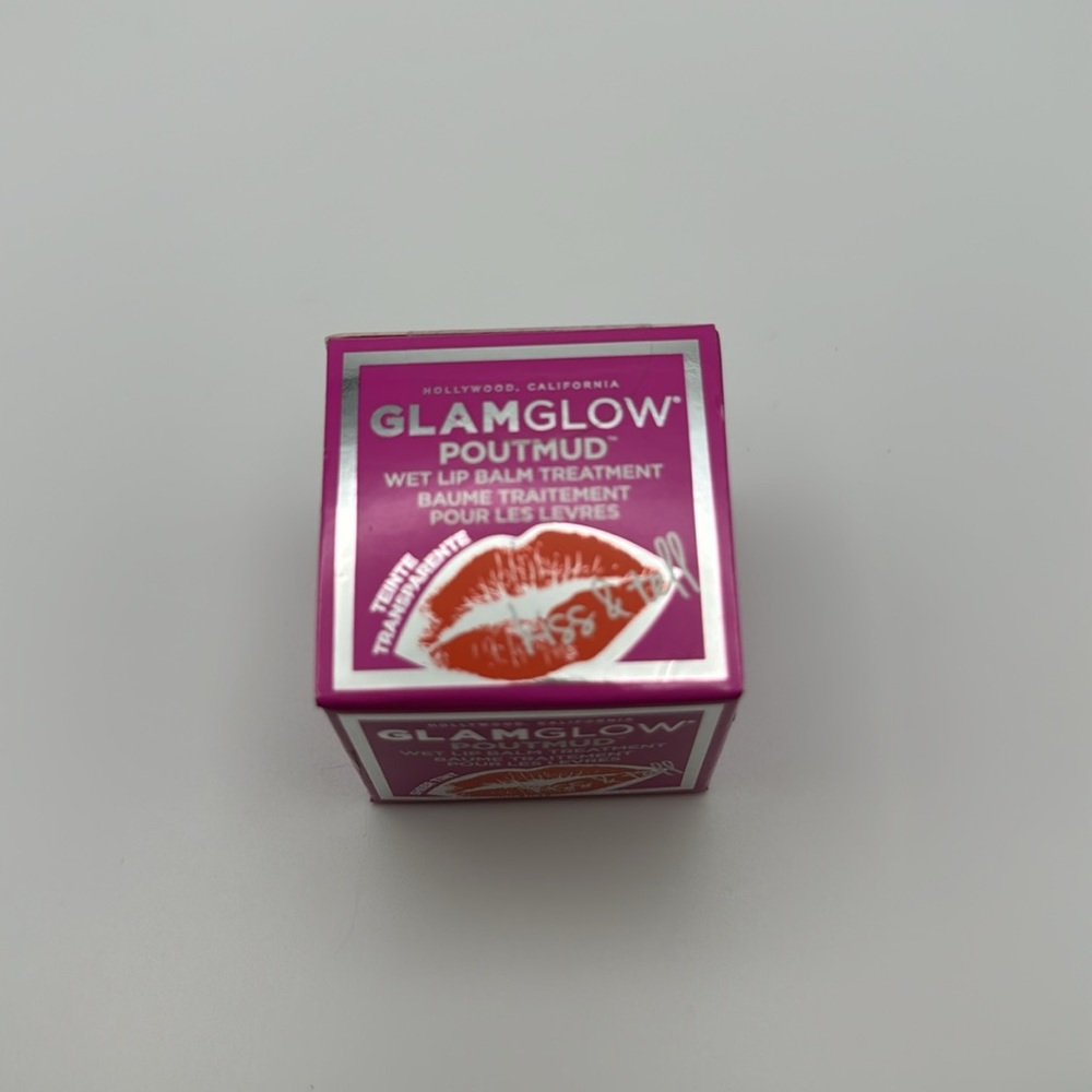 NEW Glamglow Poutmud Wet Lip Balm Treatment Mini, Kiss & Tell, 0.24 Ounce - Picture 3 of 3